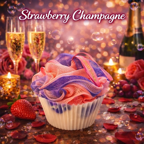 Girls Night Out! Shea Butter Loofah Infused Cupcake Soap Assorted Scents 5oz - Picture 7 of 10